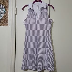 Kyodan Stripe Sporty Flare Dress